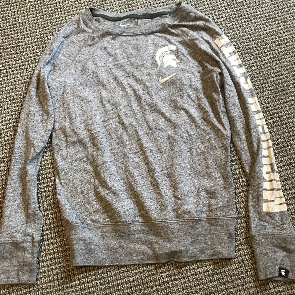 Nike Michigan State Spartans Crewneck Sweatshirt Small